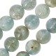 Aquamarine Bead Round 12mm Ø~1.2mm (~35pcs)