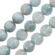 Aquamarine Bead Round 13-14mm Ø~1.2mm (~31pcs)