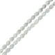 Cuentas de Aguamarina Ovaladas 10 x 13 mm Ø ~1,3 mm (~30 Unidades)