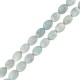Aquamarine Bead Oval 13x17mm Ø~1.5mm (~20pcs)