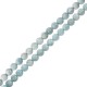 Aquamarine Bead Round 10-11mm Ø~1mm (~37pcs)