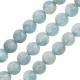 Aquamarine Bead Round 10-11mm Ø~1mm (~37pcs)