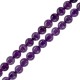 Amethyst Bead Round 16mm Ø2.2mm (26pcs)