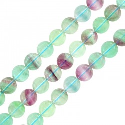 Fluοrite Bead Round 12mm (35pcs) Ø1mm