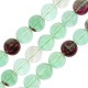 Perlina di Pietra Semipreziosa Fluorite16mm (25pz) (Ø1mm)