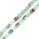 Perlina di Pietra Semipreziosa Fluorite Sfaccettata 14mm (29pz) (Ø2mm)