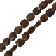 Cuentas de Broncita Ovaladas Facetadas 20 x 22 mm Ø 1,6 mm (18 Unidades)