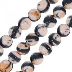 Perle en Pierre Semi-Précieuse Ronde 8 mm (49 Pièces)
