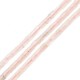 Tubo de Piedra Semipreciosa Cuarzo 2mm (150uds) (Ø0.4mm)