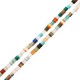 Tubo de Piedra Semipreciosa Migmatita 2mm (150uds) (Ø0.4mm)