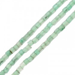 Tubo di Pietra Semipreziosa Avventurina 2mm (150pz) (Ø0.4mm)