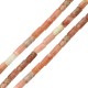 Tube de Jaspe Prune 3 x 6 mm (~63 Pièces) Ø1 mm