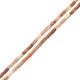 Tubo de Piedra Semipreciosa Jaspe 3x6mm (63uds)