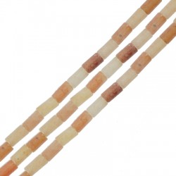 Tube D'Aventurine 3 x 6 mm (~63 Pièces) Ø 1 mm