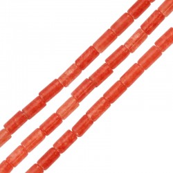 Agate Tube 3x6mm (~63pcs) Ø1mm