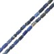 Sodalite Tube 4x8mm (48pcs) Ø1mm