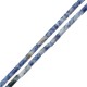Tubo di Pietra Semipreziosa Sodalite 4x13mm (30pzi) (Ø1mm)