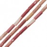 Rose foncé/Beige/Marron