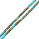 Jasper Tube 4x13mm (30pcs) Ø1mm