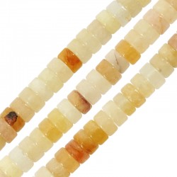 Entretoise en jade 6/3 mm (~121 Pièces) Ø1 mm