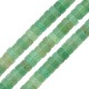 Entretoise en Aventurine 6/3 mm (~121 Pièces) Ø1 mm