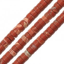 Jasper Spacer 6/3mm (~121pcs) Ø1mm