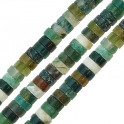 Agate Spacer 6/3mm (~121pcs) Ø1mm