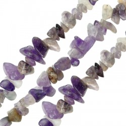 Perle D'Améthyste 6x8 mm (192 Pièces) Ø1 mm