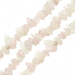 Quartz Bead 6x8mm (200pcs) Ø1mm