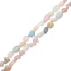 Morganite Irregular Bead 6x9mm Ø1mm (50pcs)
