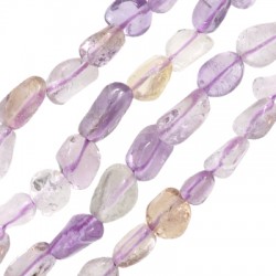Ametrine Irregular Bead 6x9mm Ø1mm (50pcs)