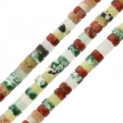 Migmatite Spacer 4/2mm (~150pcs) Ø0.5mm