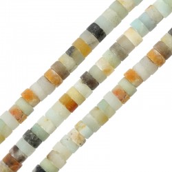 Amazonite Spacer 4/2mm (~150pcs) Ø0.5mm