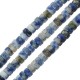 Distanziale in Sodalite 4/2 mm (~150 Pezzi) Ø0.5 mm