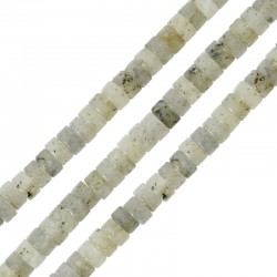 Entretoise en Labradorite 4/2 mm (~150 Pièces) Ø0.5 mm