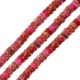 Ροζ Ίασπις Ροδέλα 4/2mm (~150τμχ) Ø0.5mm