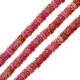 Ροζ Ίασπις Ροδέλα 4/2mm (~150τμχ) Ø0.5mm