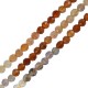 Perline di Pietra Preziosa Rotonde Sfaccettate 2 mm Ø0.5 mm (~165 Pezzi)