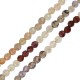 Perline di Pietra Preziosa Rotonde Sfaccettate 2 mm Ø0.5 mm (~165 Pezzi)