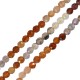 Perle en Pierre Précieuse Ronde Facettée 2 mm Ø0.5 mm (~165 Pièces)