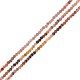 Perline di Pietra Preziosa Rotonde Sfaccettate 2 mm Ø0.5 mm (~165 Pezzi)