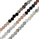 Perle en Pierre Précieuse Ronde Facettée 2 mm Ø0.5 mm (~165 Pièces)