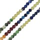 Perle en Pierre Précieuse Ronde Facettée 2 mm Ø0.5 mm (~165 Pièces)