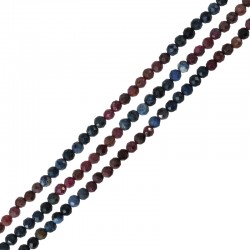 Ημιπολύτιμη Χάντρα Πολυεδρική ~3.75mm Ø0.5mm ~110τμχ