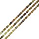 Perle en Pierre Précieuse Ronde Facettée (~4 mm Ø0.5 mm (~100 Pièces)