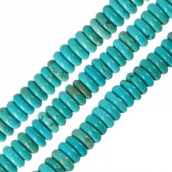 Distanziatore in Howlite 6/2 mm Ø0.5 mm (~165 Pezzi)