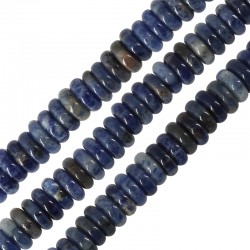 Espaciador de Sodalita 6/2 mm Ø0,5 mm (~165 Unidades)