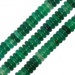 Espaciador de Ágata 6/2 mm Ø0,5 mm (~165 Unidades)