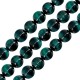 Tiger Eye Blue Bead Round 8mm Ø1.3mm (~48pcs)