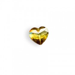 Breloque en Zircon en Forme de cœur 12 x 12 mm